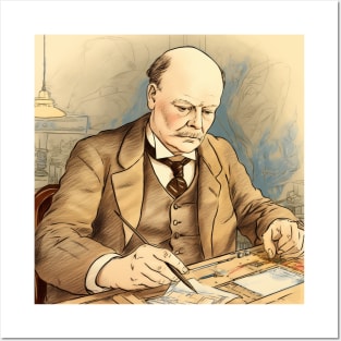 Winston Churchill Posters and Art